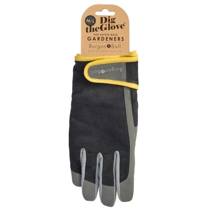 Burgon & Ball Dig the Glove - Grey Corduroy